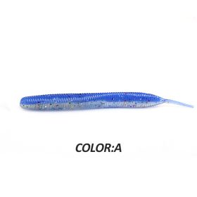 Larva 7.4cm10CM Road Subsoft Bait Monochrome Salt