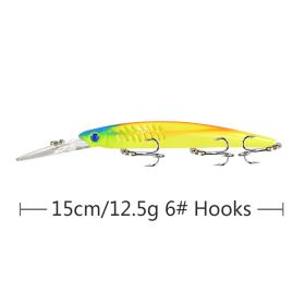 Floating Mino Long Tongue Plate Topmouth Culter Lure Mandarin Fish Army