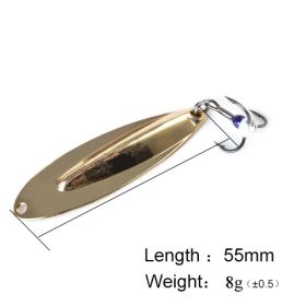 Luya Bait Aluminum Alloy Lure Sequins Tossing Lure