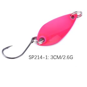 Sequins Lure 26g Single Hook Micro Metal Iron Plate Spoon Type