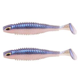 Luya Big T-tail Soft Fish Bait With Crank Lead Head