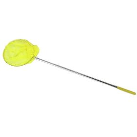 1pc Stainless Steel Nylon Net; Insect Butterfly Catching Net; Fishing Net For Outdoor For Kids Children (Color: YELLOW)