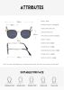 Fashion Polarized Square Sunglasses Women Glasses Retro Sunglass Men Luxury Designer Eyewear UV400 Sun Glass Fishing Shades