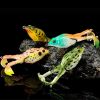 1pc Fishing Lures; Soft Frog Artificial Bait With Rotating Legs; Cool Fishing Hooks