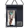 Waterproof Cell Phone Pouch; Universal Mobile Phone Dry Bag For Beach Pool Fishing Hiking