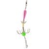 Double Row Cuttlefish Soft Hook; Carbon Steel Spineless Umbrella Squid Hook; Fishing Tackle For Freshwater Saltwater