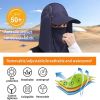 VisBeaut Sun Hat; Fishing Cap; Baseball Cap; Neck Cover With Face Mask For Outdoor Sports